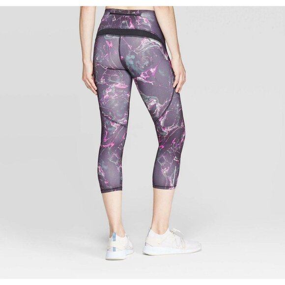 Women S Running Mid-Rise Capri Leggings 20 - C9 Champion Small - Picture 2 of 2